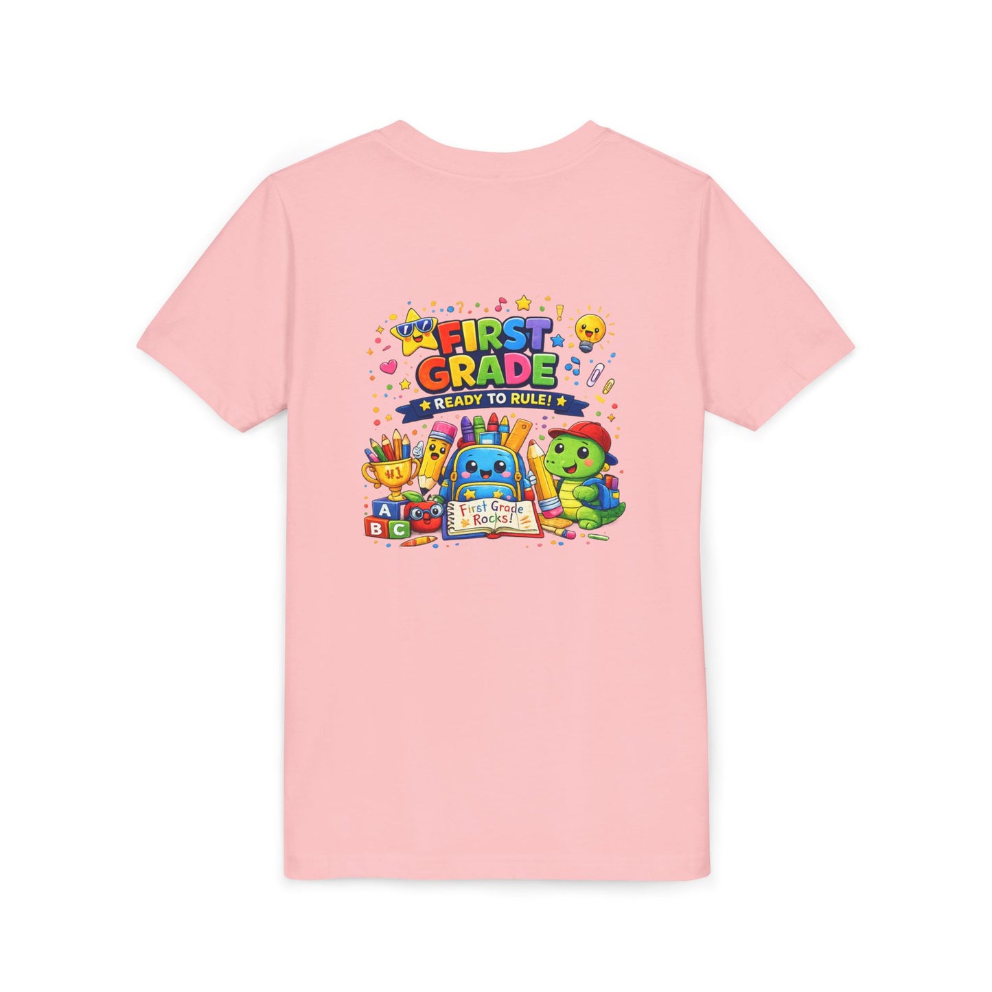 First Grade Youth T‑Shirt – "First Grade Ready to Rule" Cute Back-to-School Tee