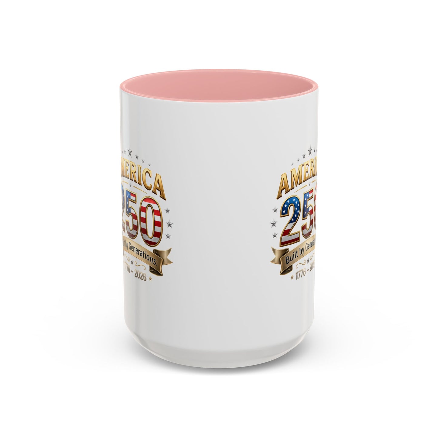 America 250 Coffee Mug — Patriotic 1776–2026 Anniversary Accent Mug