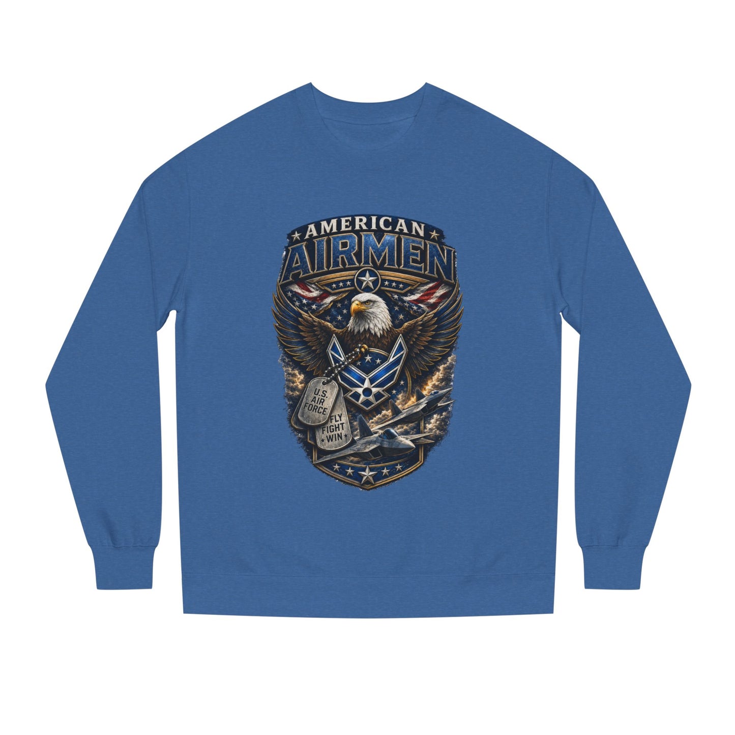 American Airmen Eagle Sweatshirt — Patriotic Air Force Crewneck