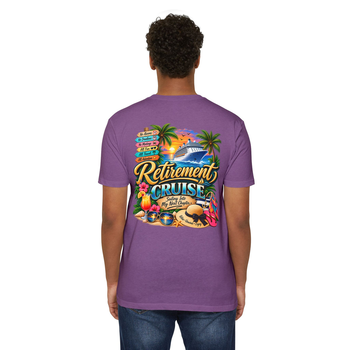 Retirement Cruise T-Shirt — Vacation & Farewell Party Tee