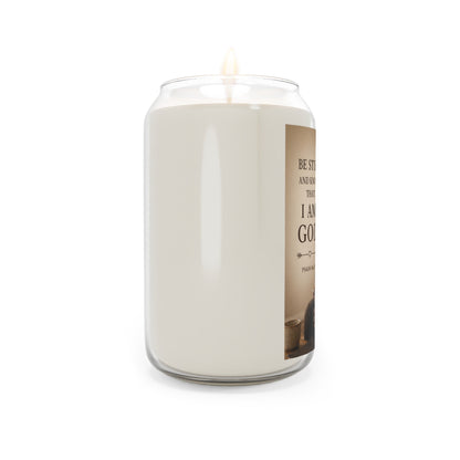 Inspirational Soy Candle — “Be Still and Know That I Am God” (13.75oz)