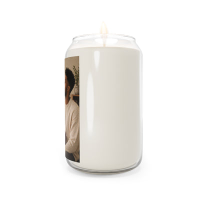 Inspirational Scented Soy Candle — “Taste and See the Lord” Psalm Design (13.75 oz)