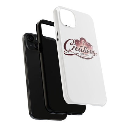 Tough Phone Case — "Creations by Donece" Logo Protective Phone Cover
