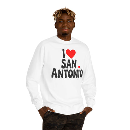 I Heart San Antonio Sweatshirt — Cute City Pride Crewneck