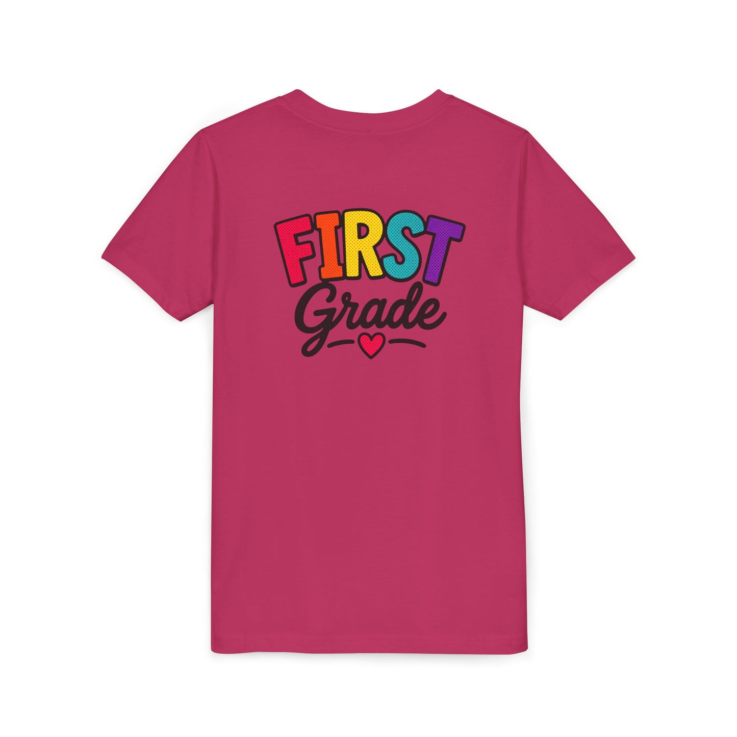 First Grade Youth T‑Shirt — Colorful Back-to-School Tee
