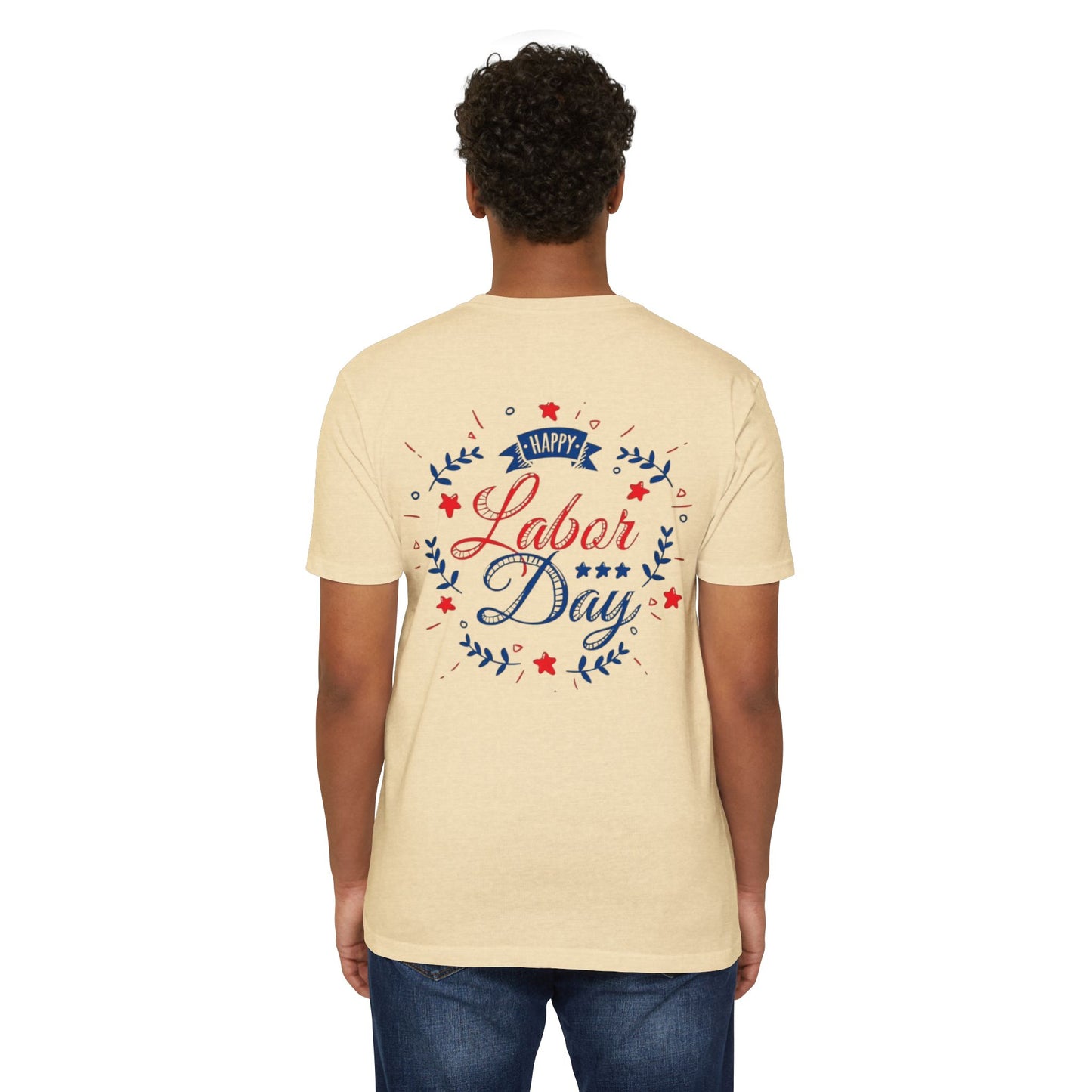 Labor Day T-Shirt – "Happy Labor Day" Patriotic Holiday Tee