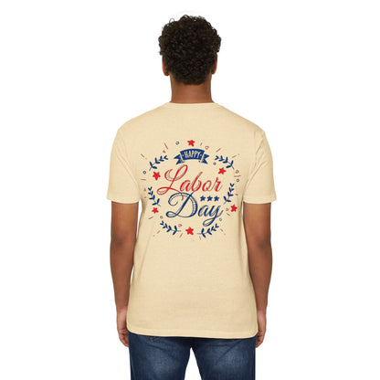 Labor Day T-Shirt – "Happy Labor Day" Patriotic Holiday Tee