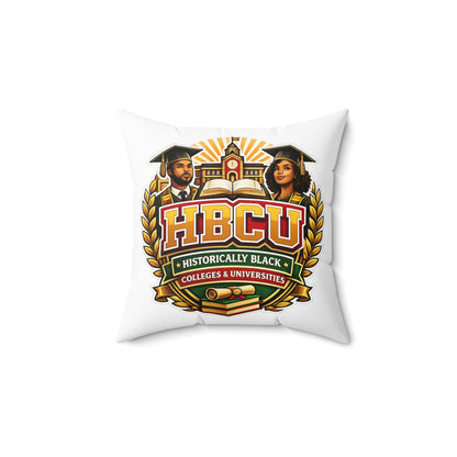 HBCU Crest Pillow — Historically Black Colleges & Universities Decorative Throw Pillow