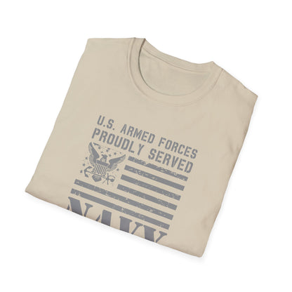 U.S. Armed Forces Proudly Served Navy T-Shirt