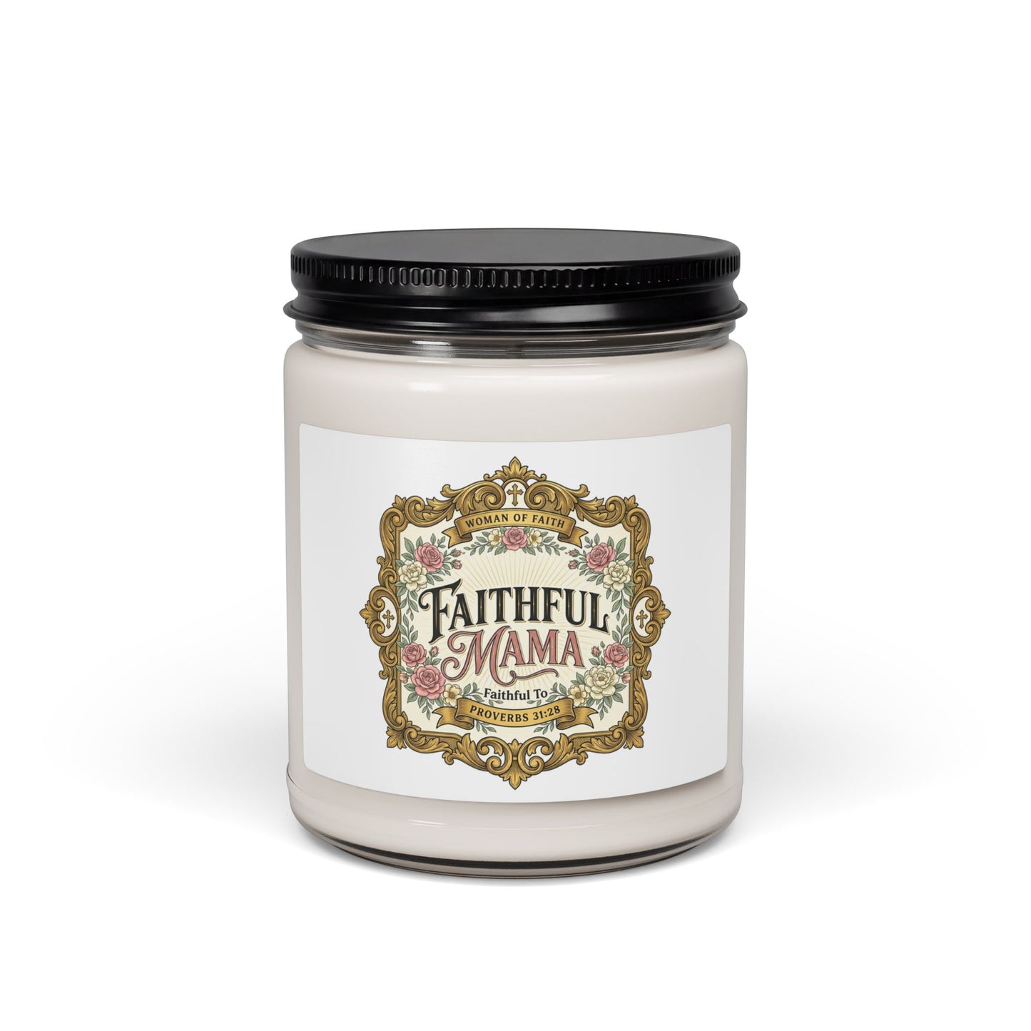 Faithful Mama Candle | minimalist mom life, cool mom streetwear