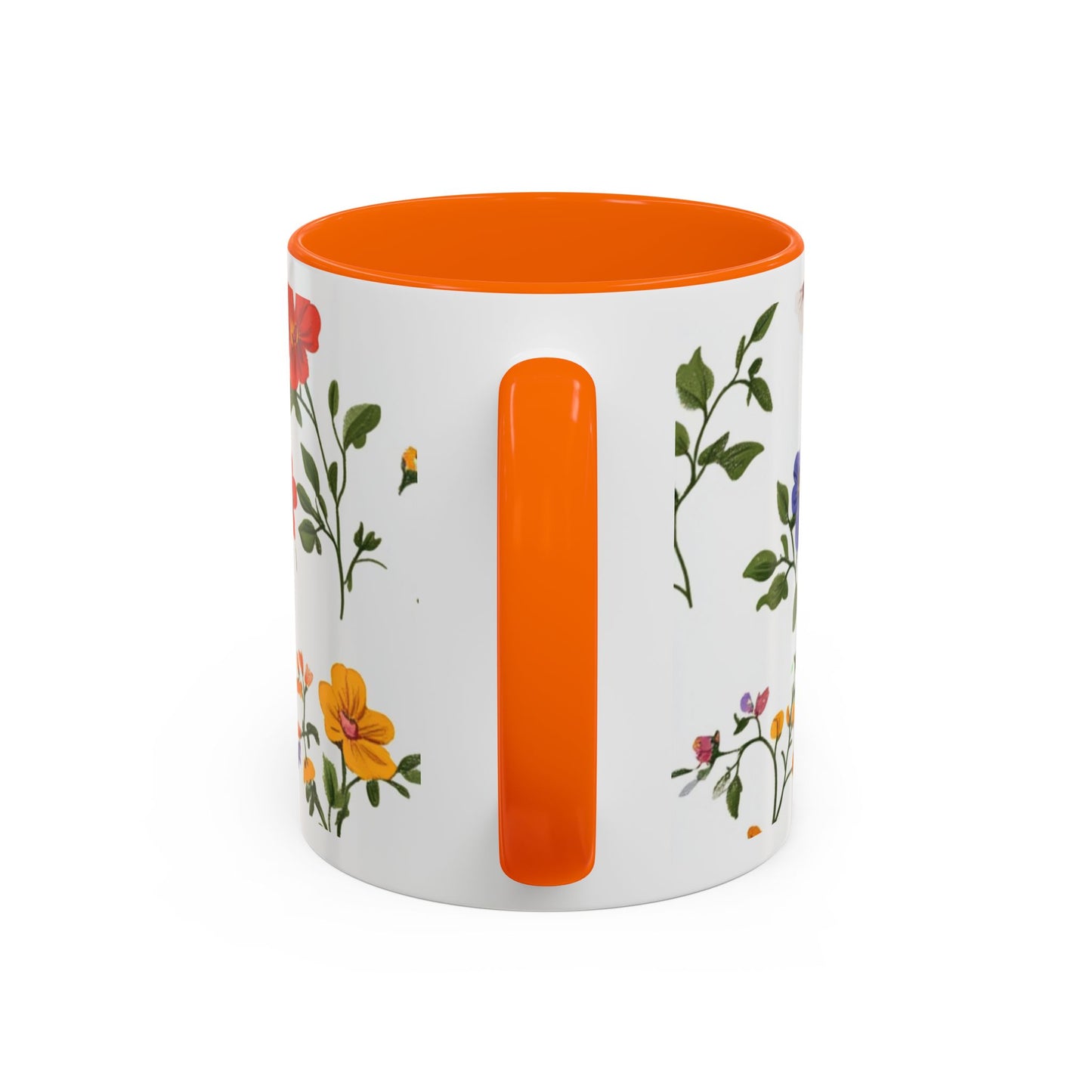 Floral "Her Love Is the Quiet Strength" Accent Coffee Mug — Inspirational Mother's Day Gift