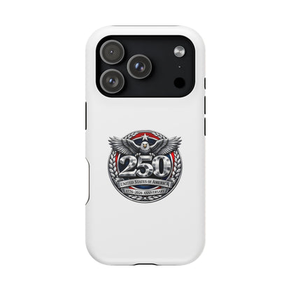 iPhone Magnetic Impact Case — 250th Anniversary Eagle Badge Design