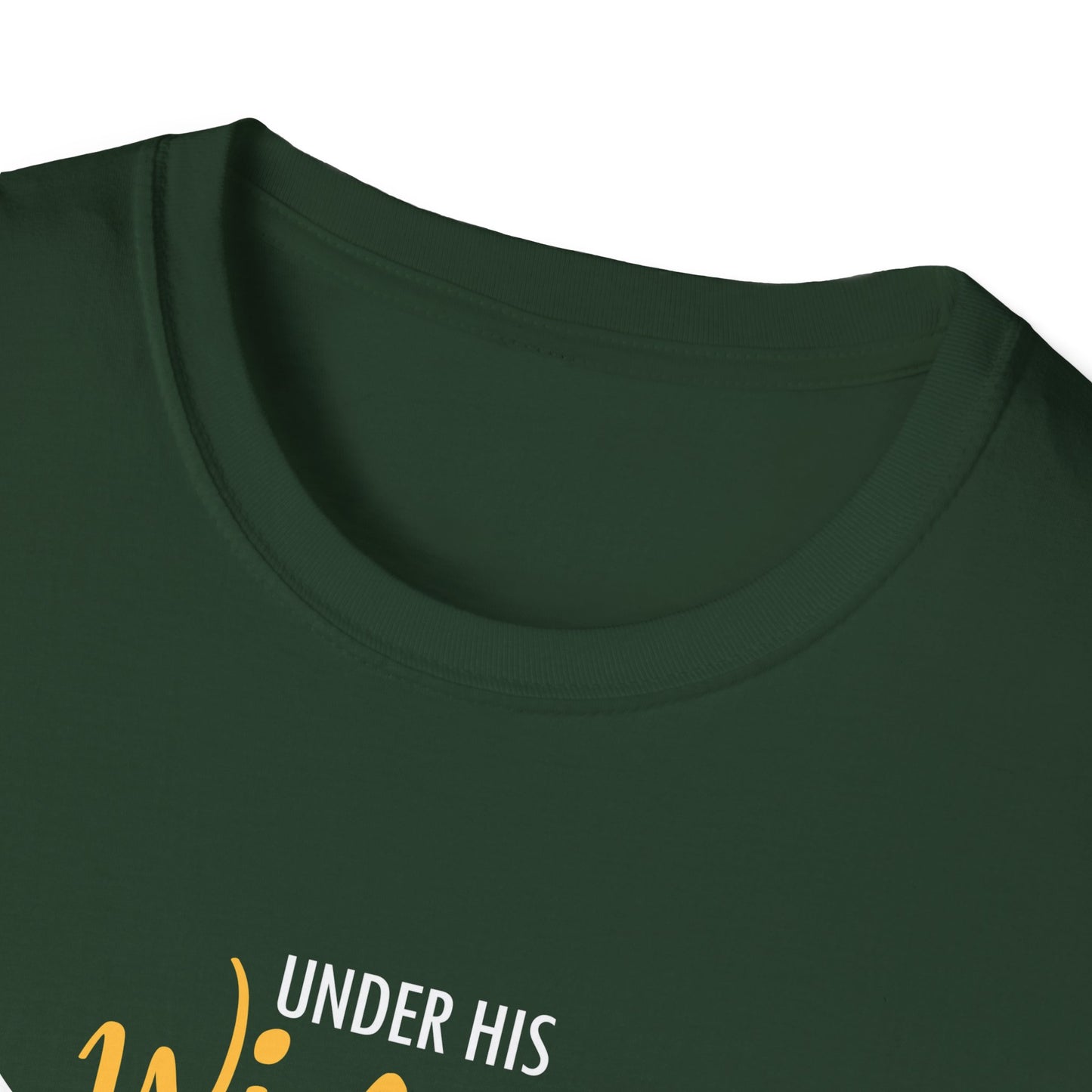 Under His Wings You Will -find Refuge Psalm 91:4 T-Shirt