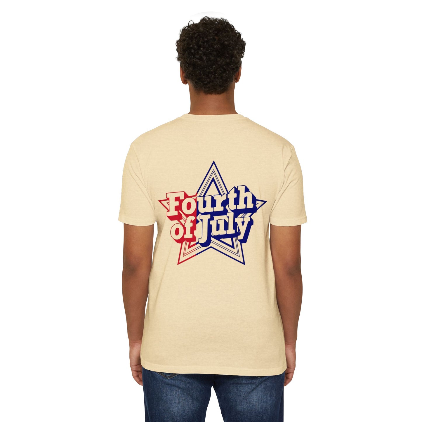 Fourth of July Star T-Shirt — Retro Patriotic Independence Day Tee