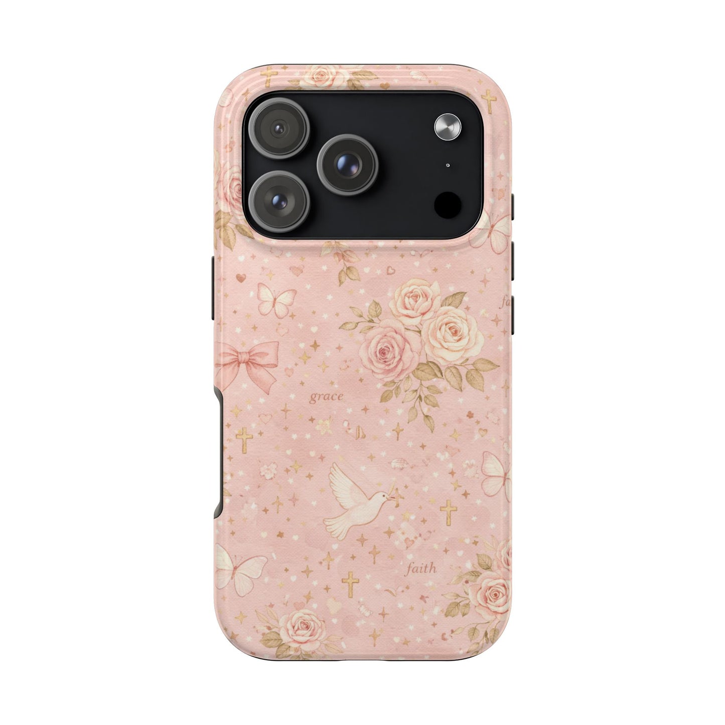 Grace Faith Phone Case | Christian floral iPhone Case