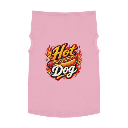 Hot Dog Pet Tank Top — Funny Grilling Graphic Dog Shirt