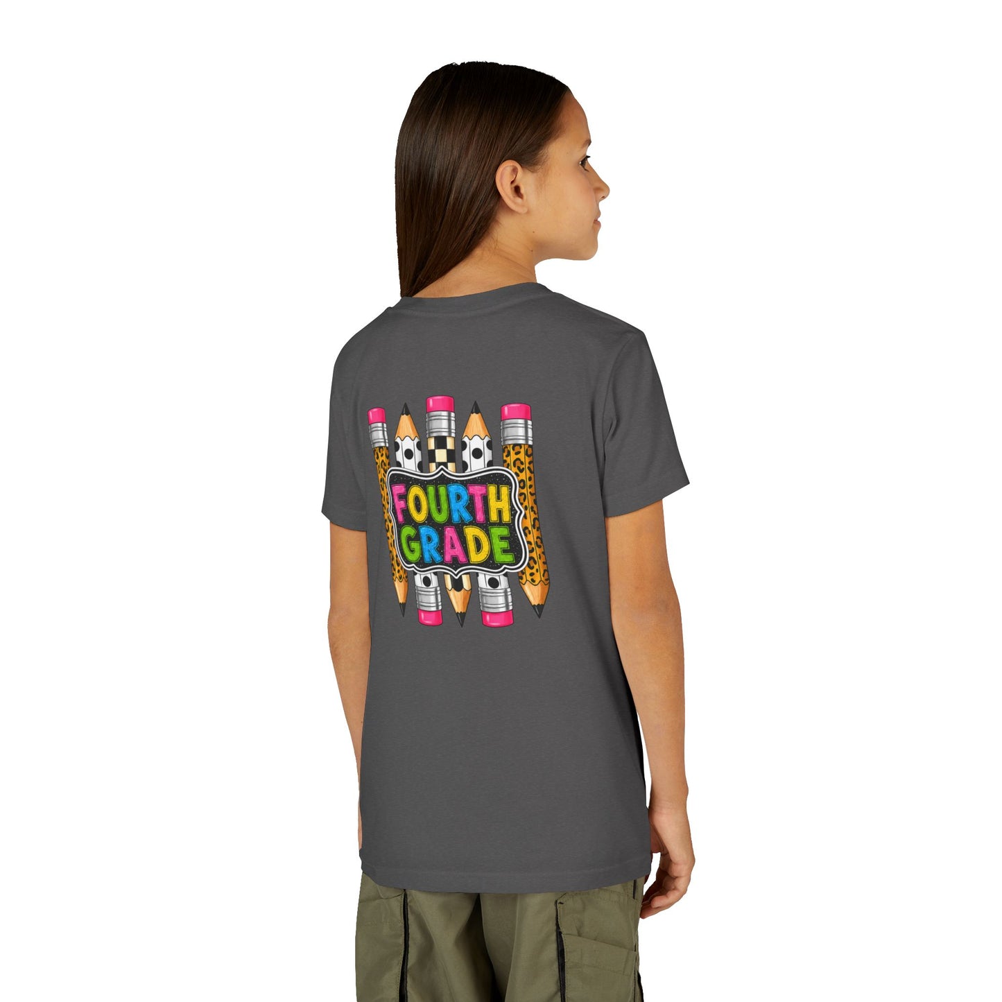 Fourth Grade Pencil Kids Tee – Back to School Youth Shirt