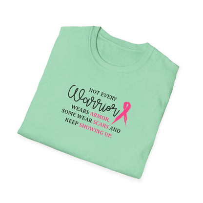 Not Every Warrior Wears Armor Breast Cancer Warrior T-Shirt