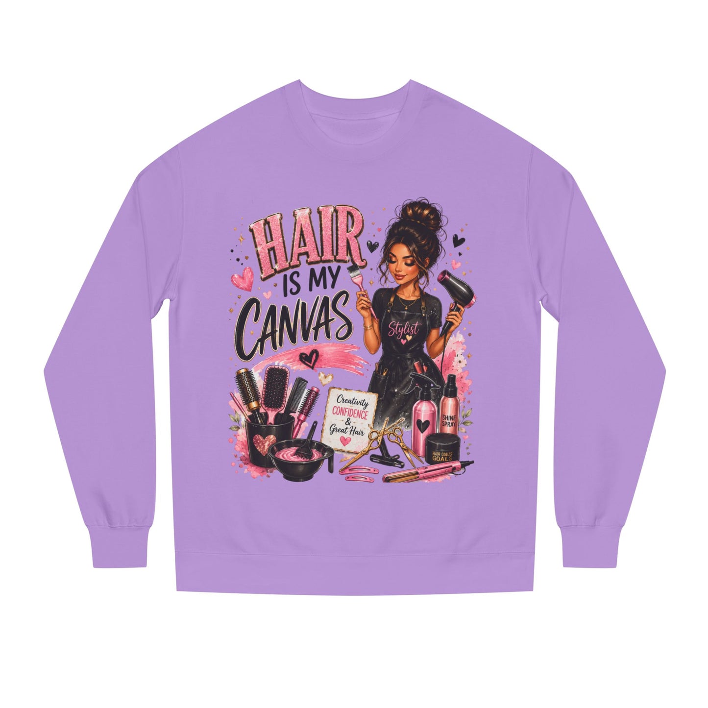 Hair Is My Canvas Sweatshirt