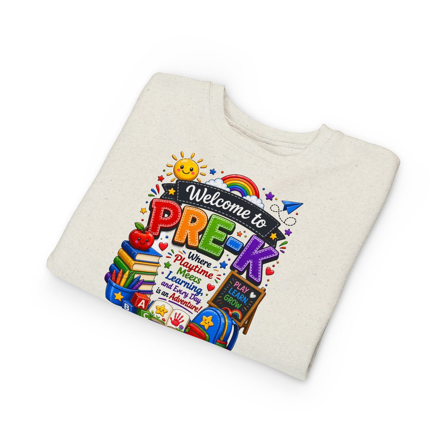 Welcome to Pre-K Toddler Sweatshirt — Cute Preschool Back to School Shirt