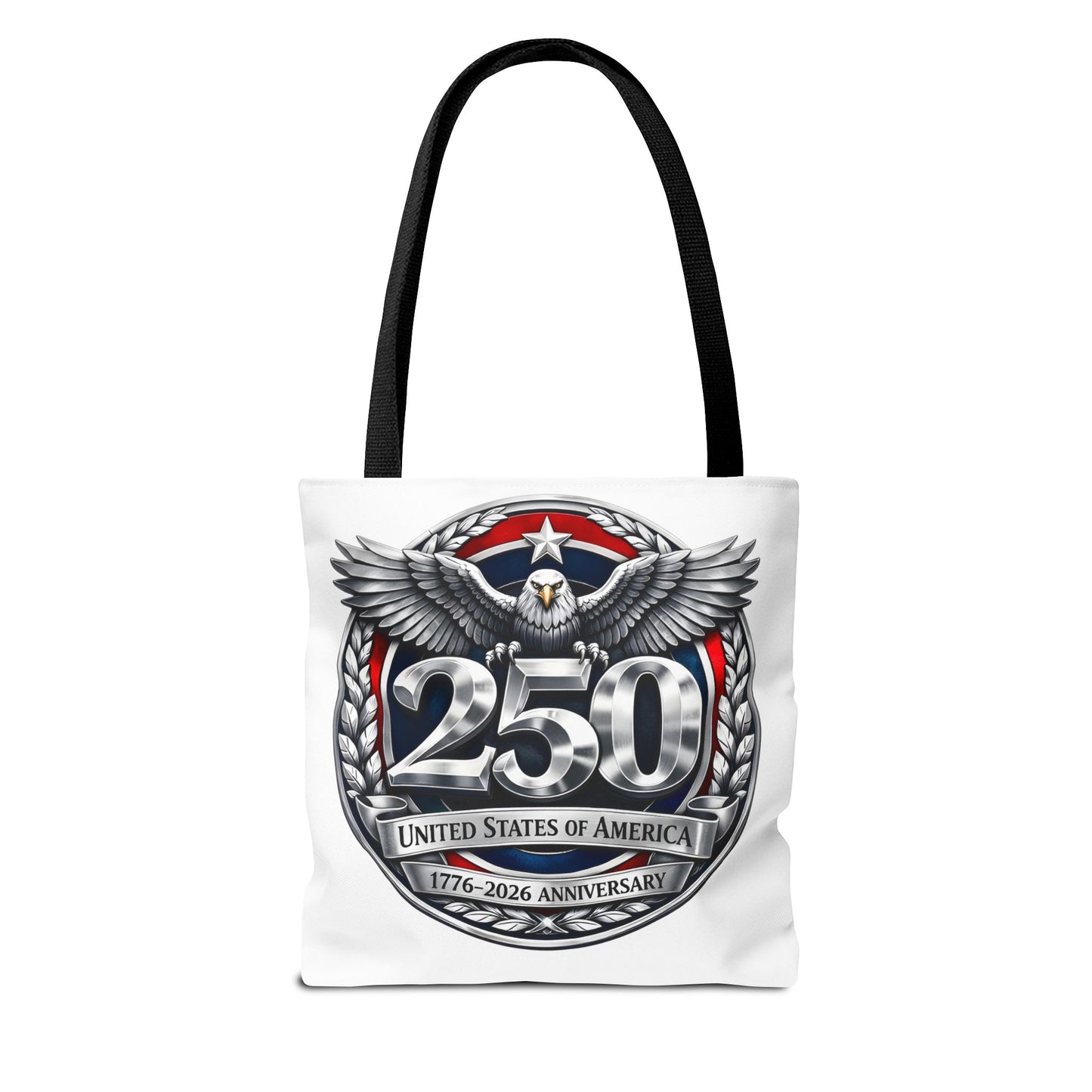 250th USA Anniversary Tote Bag — Patriotic Eagle 1776–2026 Commemorative Tote