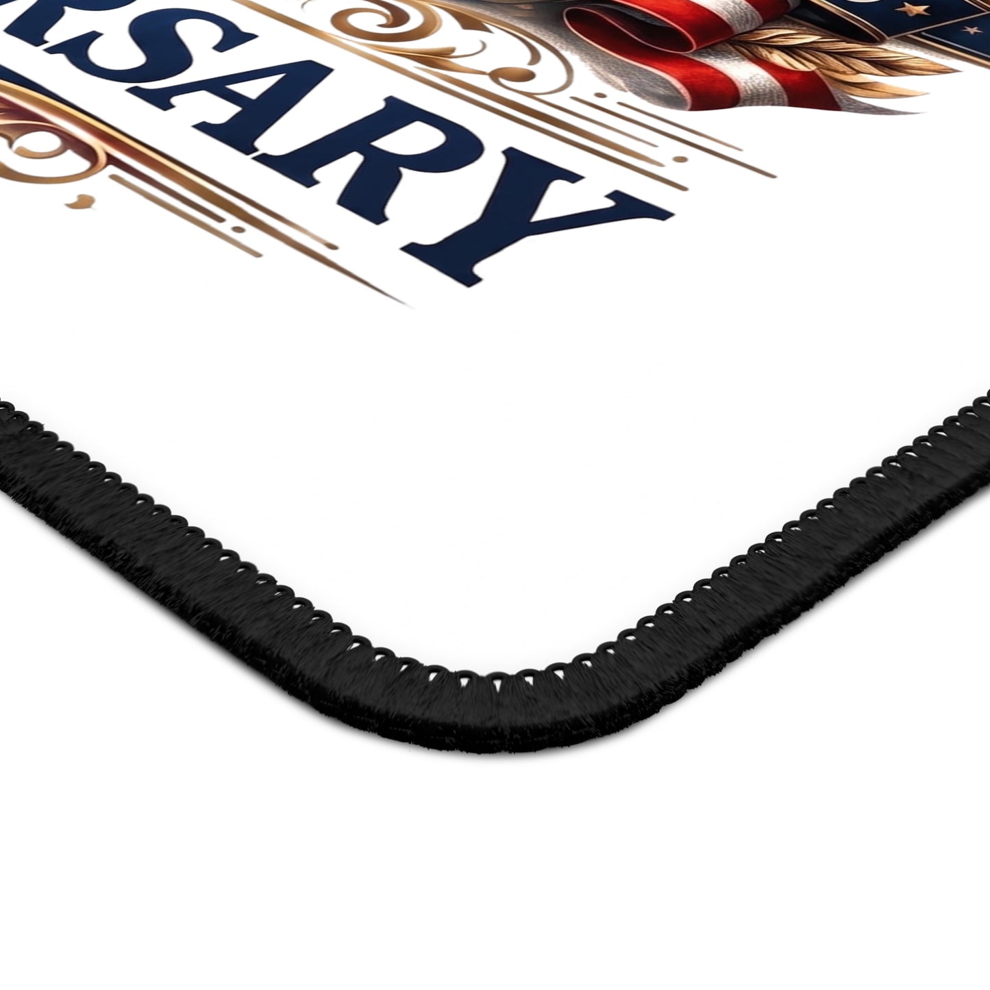 250th Anniversary Gaming Mouse Pad — USA Liberty Bell, Eagle & Statue of Liberty Patriotic Desk Mat (1776–2026)