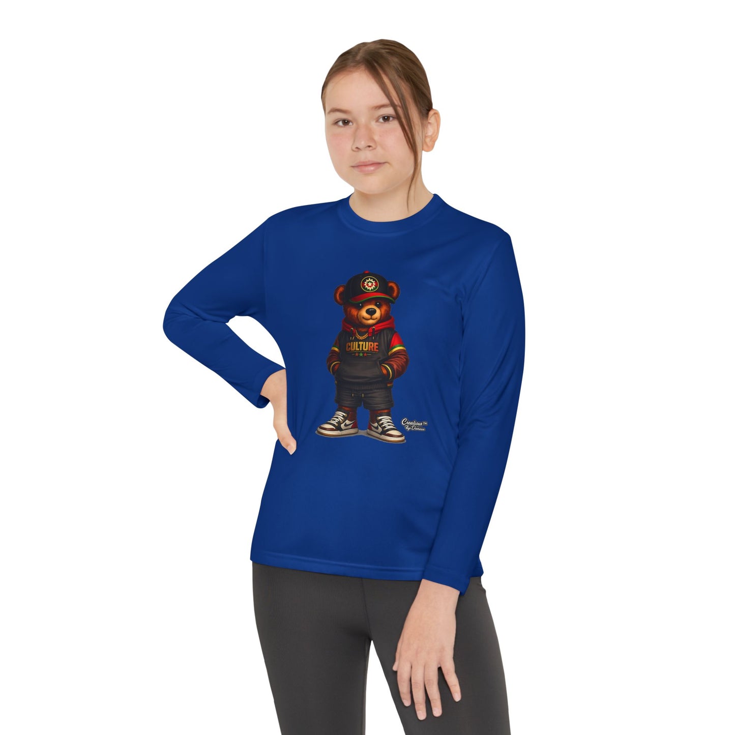 Kids Bear Graphic Long Sleeve Tee — Urban Streetwear Youth Shirt