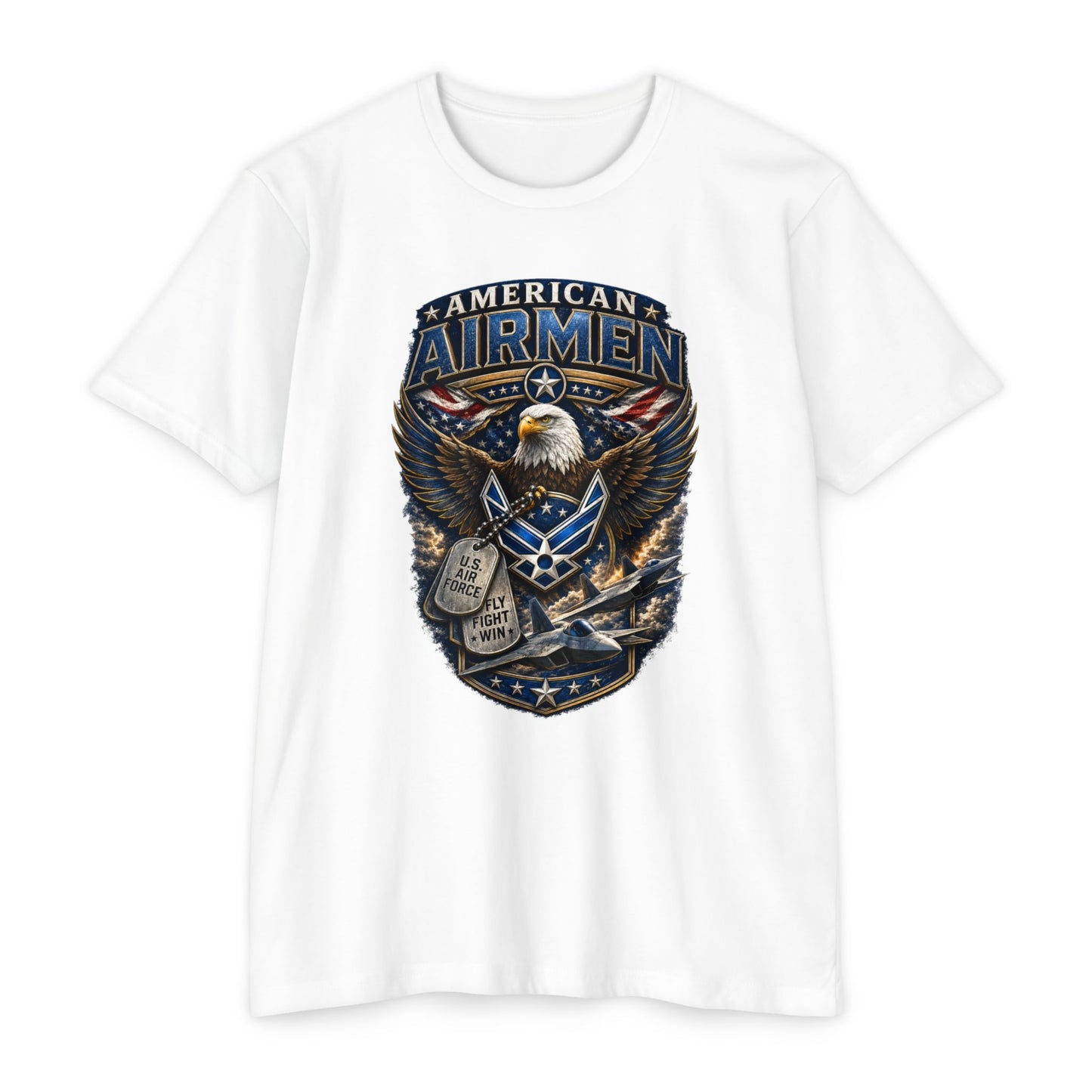 American Airmen Eagle T-Shirt — Patriotic USA Air Force Graphic Tee