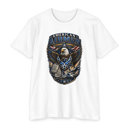 American Airmen Eagle T-Shirt — Patriotic USA Air Force Graphic Tee