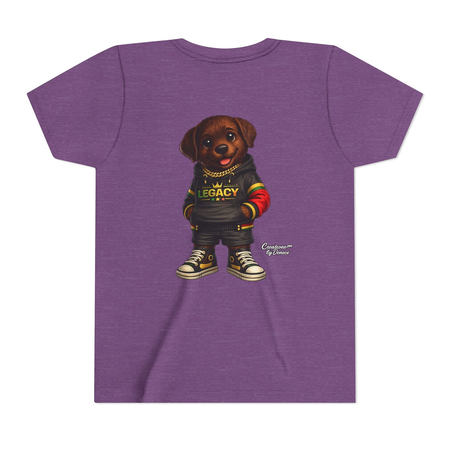 Youth Tee — Cute Rottweiler Puppy in 'Legacy' Hoodie Kids T‑Shirt