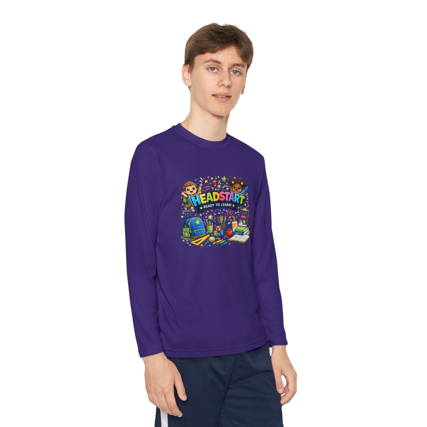 Head Start Kids Long Sleeve Tee — Back-to-School Preschool Shirt