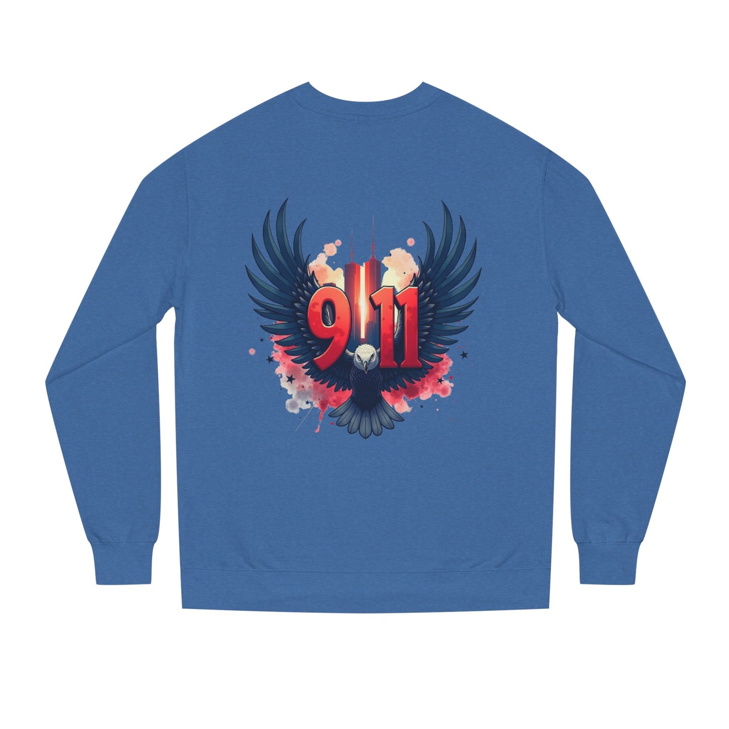 9/11 Memorial Sweatshirt – Eagle Wings Tribute Crewneck