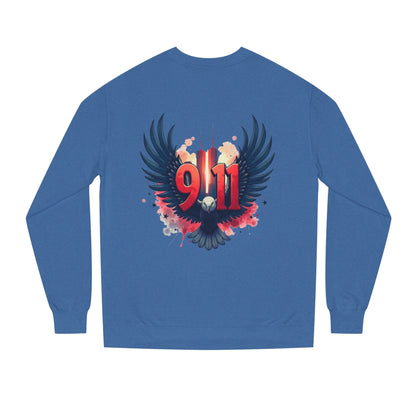 9/11 Memorial Sweatshirt – Eagle Wings Tribute Crewneck