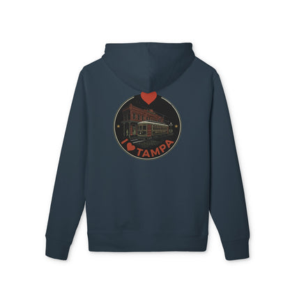 I Heart Tampa Hoodie — Vintage Streetcar Tampa Pullover