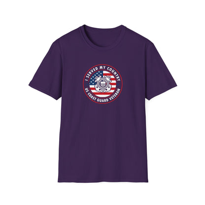 I Served My Country US Coast Guard Veteran T-Shirt