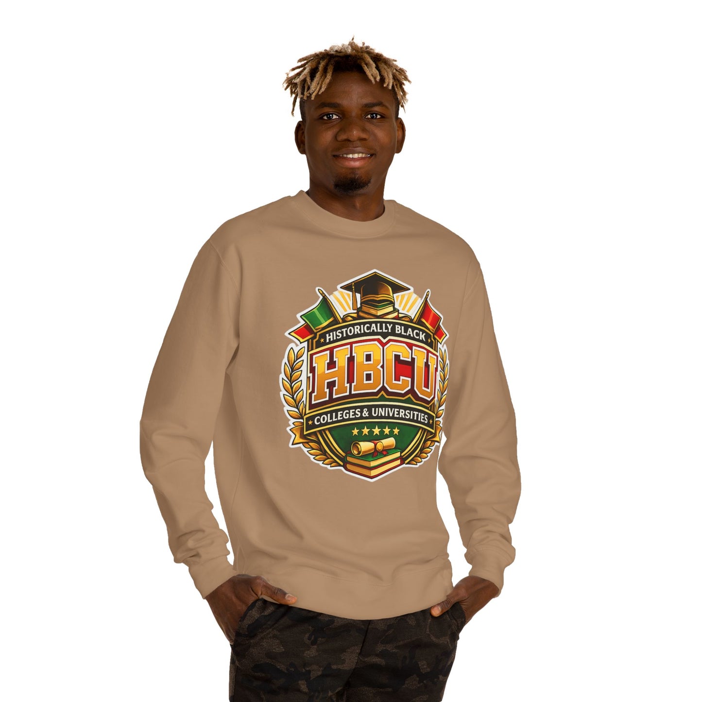 HBCU Crest Sweatshirt — Historically Black Colleges & Universities Crewneck