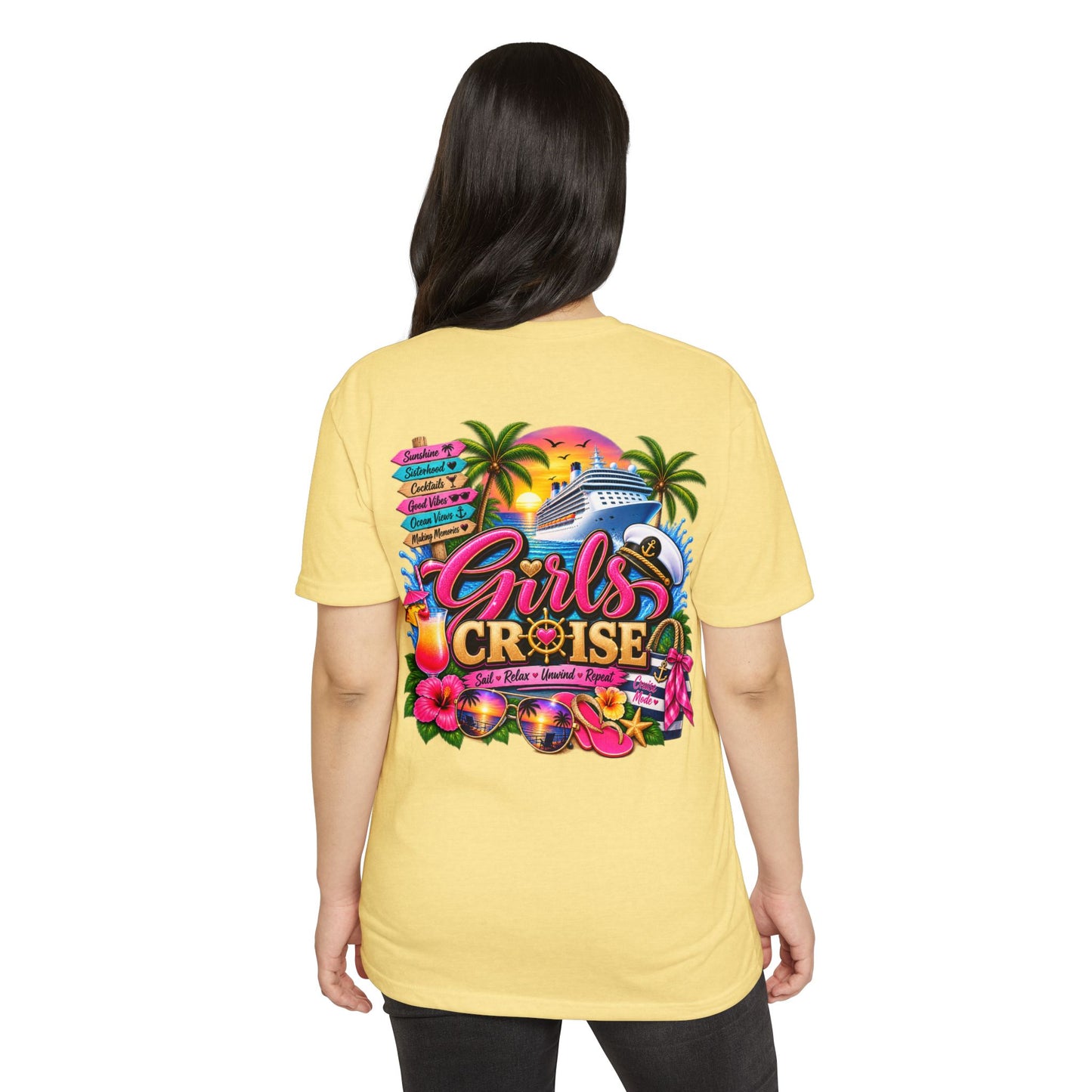 Girls Cruise T-Shirt — Tropical Bachelorette Cruise Shirt