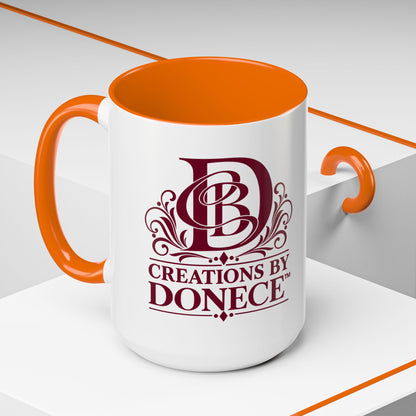 Creations by Donece Logo Accent Coffee Mug (11/15oz)