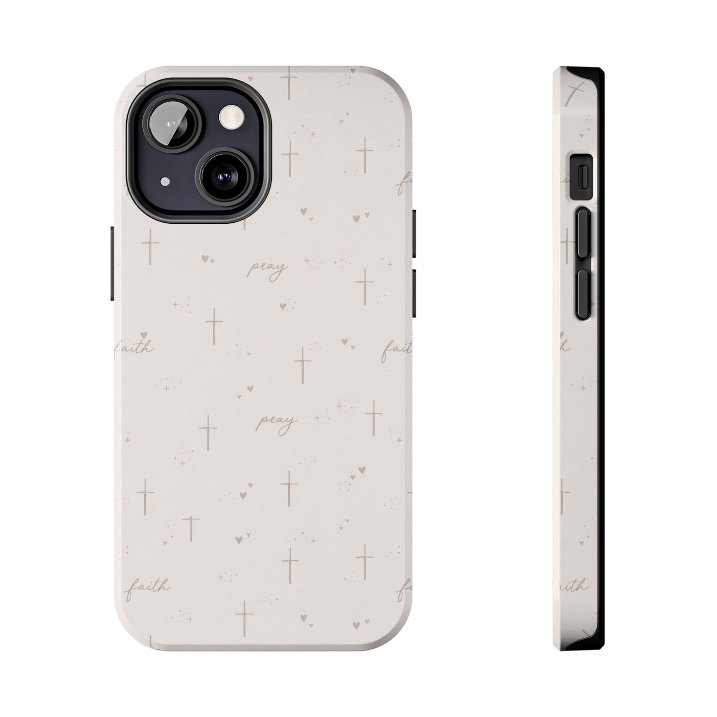 Pray with Faith Phone Case | Christian floral iPhone Case