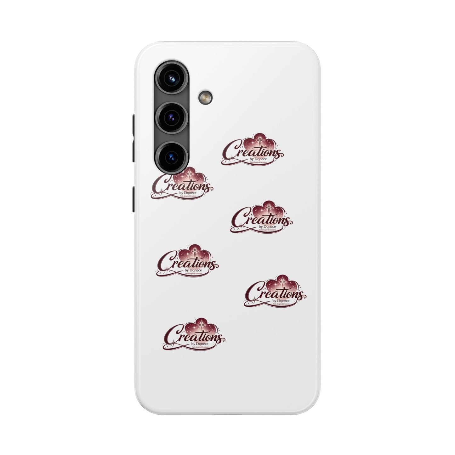 Logo Pattern Tough Phone Case — Creations Repeat Design