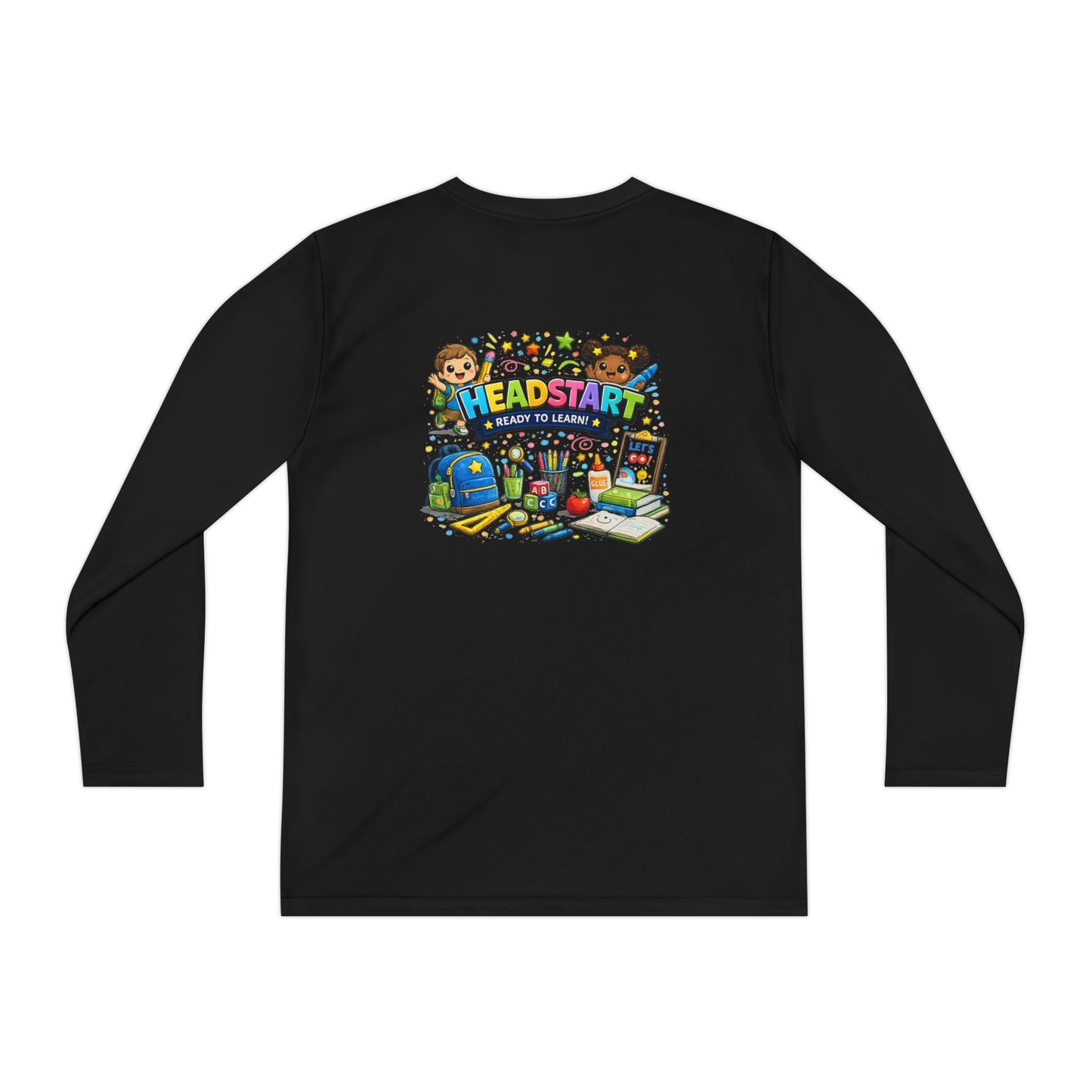 Head Start Kids Long Sleeve Tee — Back-to-School Preschool Shirt