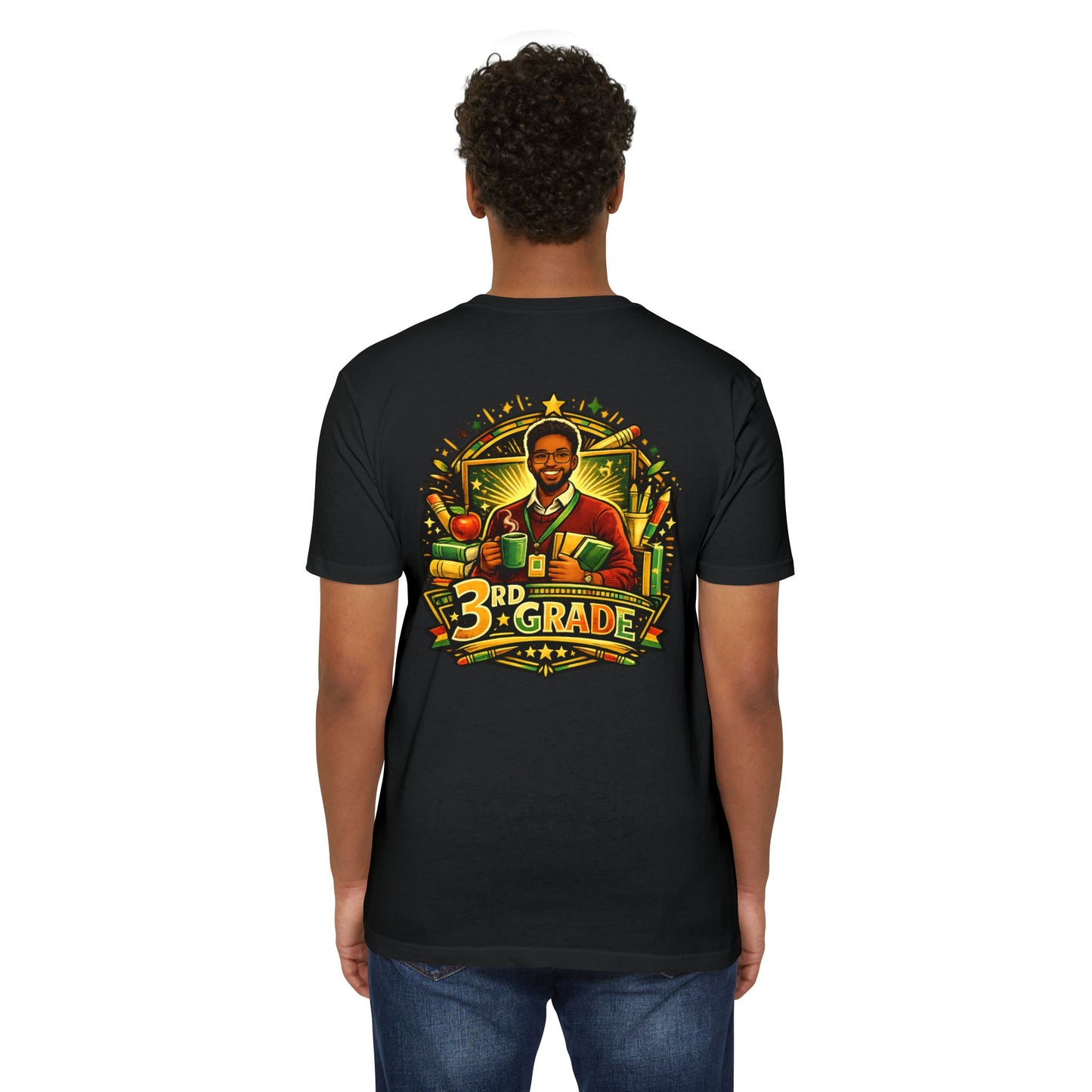 3rd Grade Teacher T-Shirt — Proud Elementary School Teacher Tee