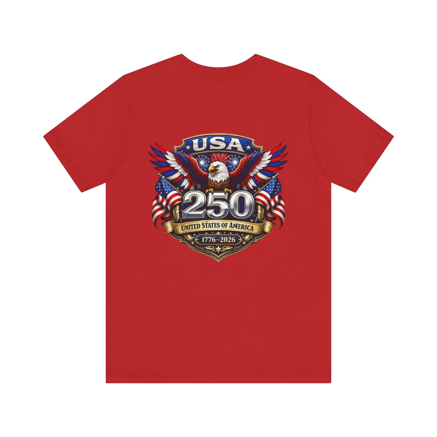 USA 250th Anniversary Eagle T-Shirt — 1776–2026 Patriotic Flag Tee