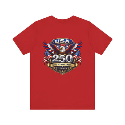 USA 250th Anniversary Eagle T-Shirt — 1776–2026 Patriotic Flag Tee