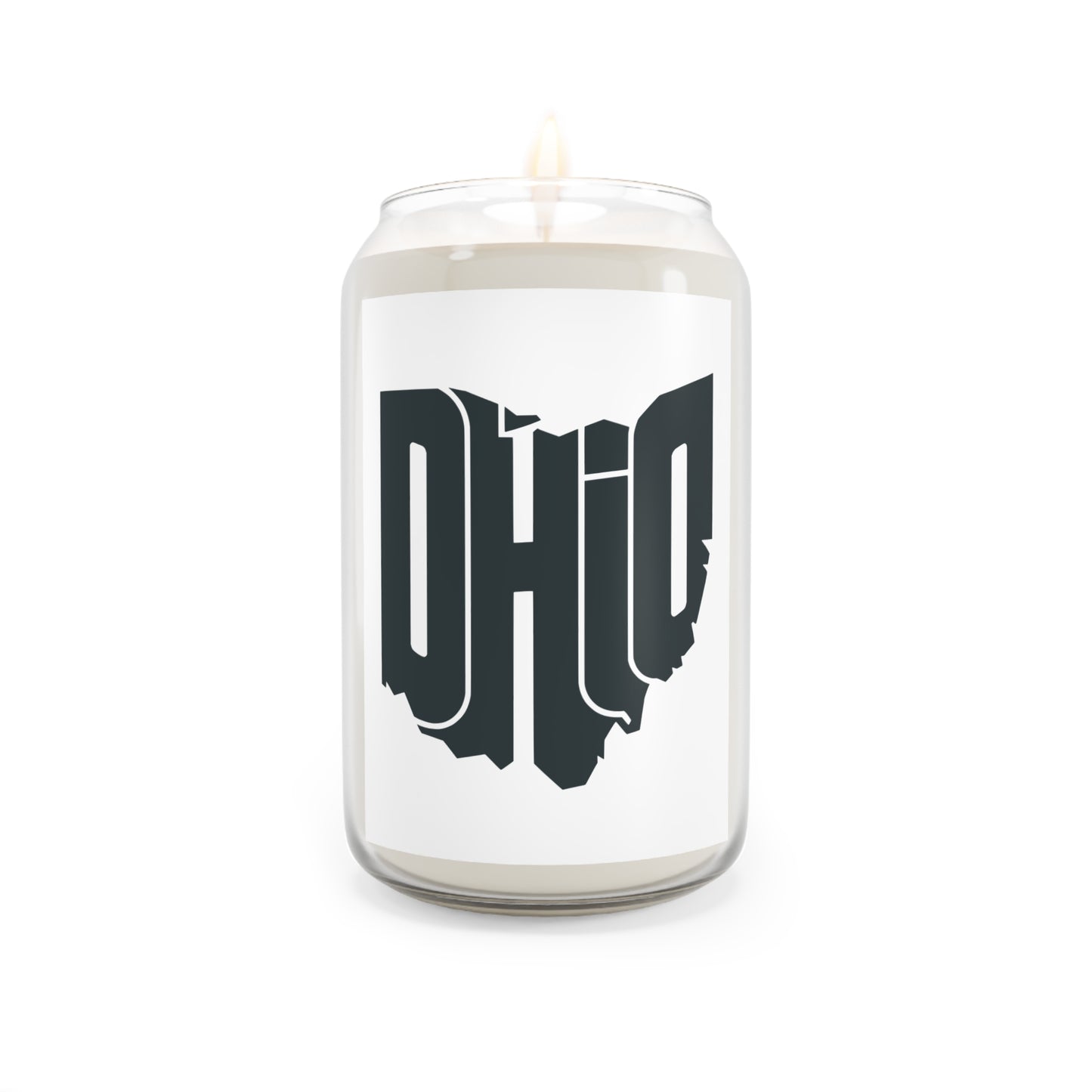 Ohio State-Shaped Soy Candle — 13.75 oz Scented Candle