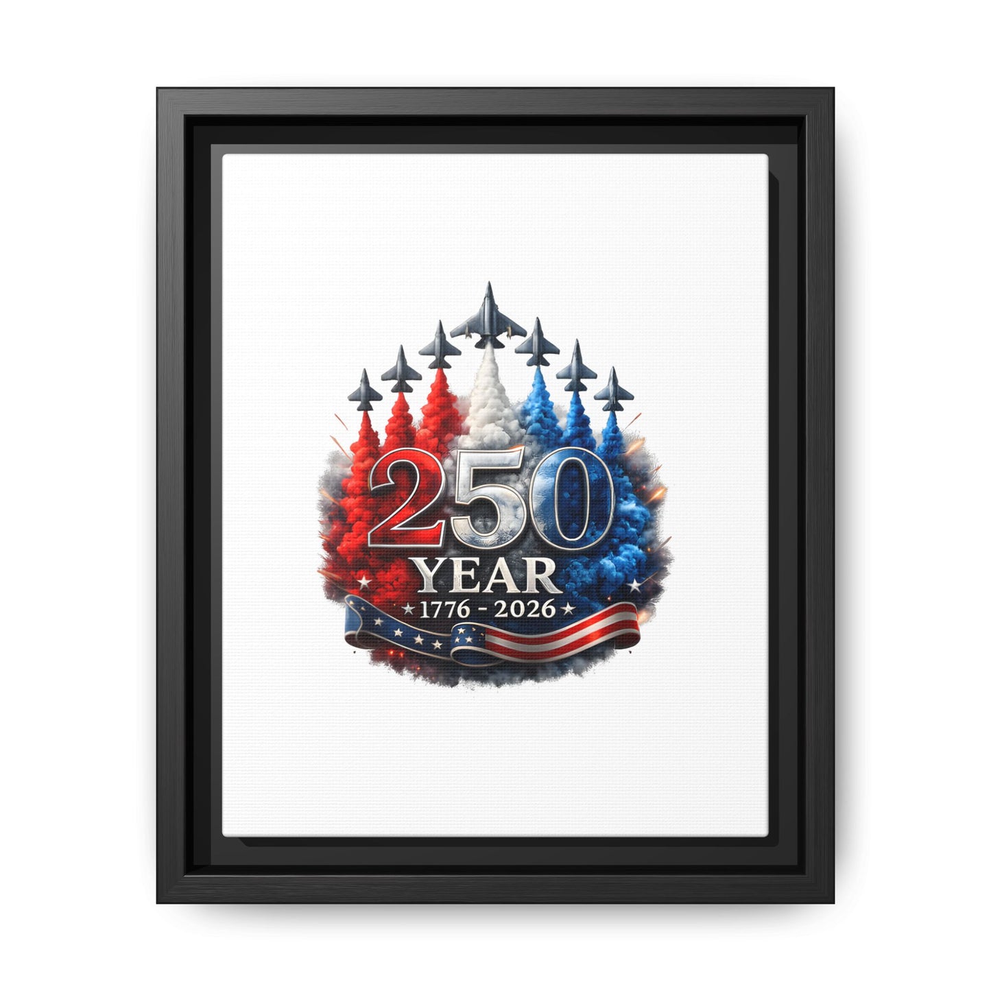 Matte Canvas, Framed (Multi-color)