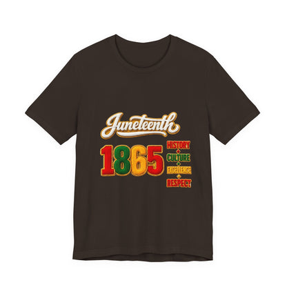 Juneteenth 1865 Tee — History • Culture • Excellence • Respect T-Shirt