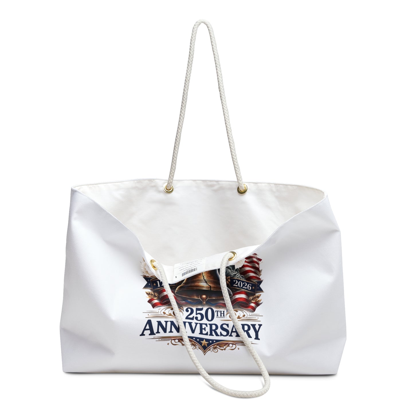 250th Anniversary USA Liberty Bell Weekender Bag — Patriotic Travel Tote