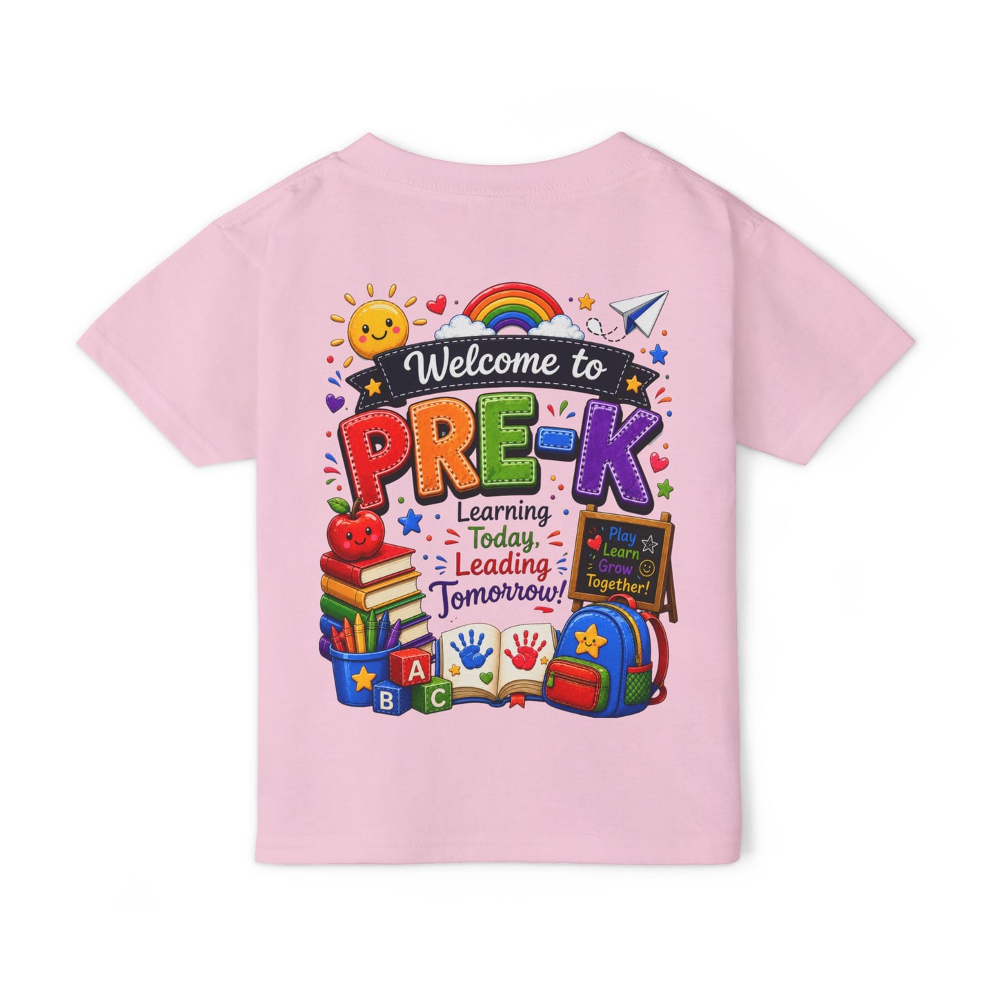 Welcome to Pre-K Toddler T-Shirt — Colorful Back-to-School Preschool Shirt
