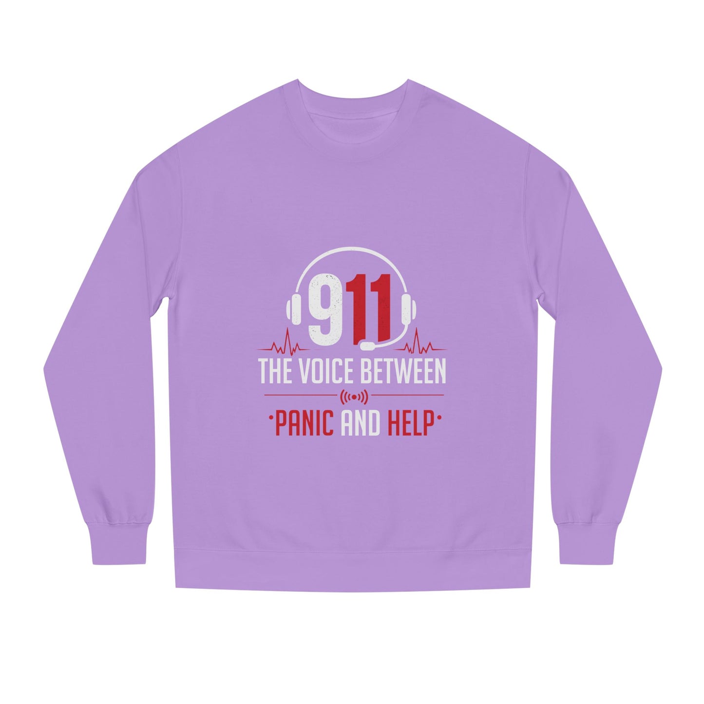 911 Dispatcher Crewneck Sweatshirt — “The Voice Between Panic and Help”